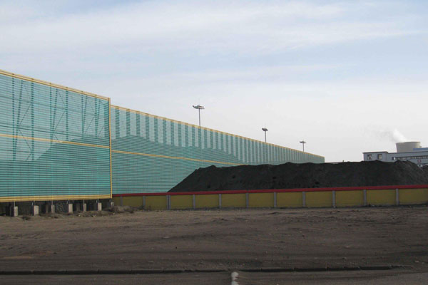 堆料場防風抑塵網(wǎng)解決方案